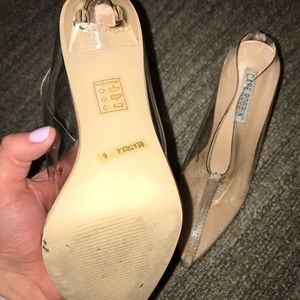 Cape Robbin Shoes - Cape Robbin clear Mules 36 Cape Robbin Shoes - Cape Robbin clear Mules 36